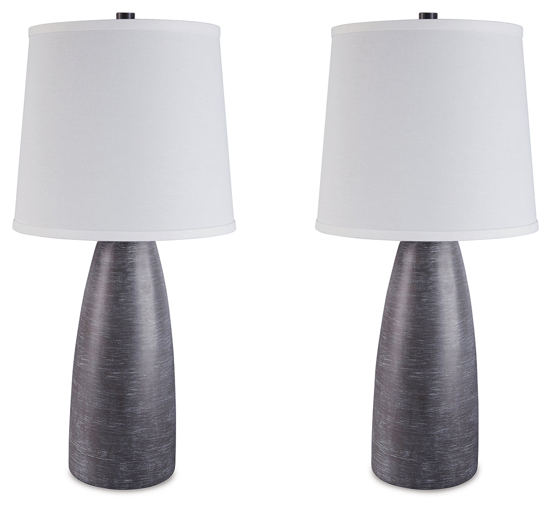 Shavontae Gray Table Lamp from Ashley - Luna Furniture