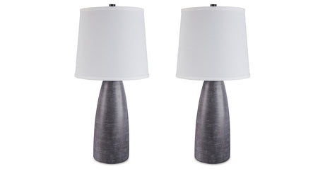 Shavontae Gray Table Lamp from Ashley Furniture - Luna Furniture