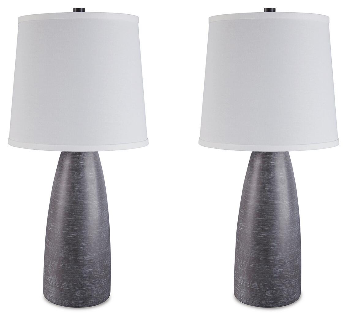Shavontae Gray Table Lamp from Ashley Furniture - Luna Furniture