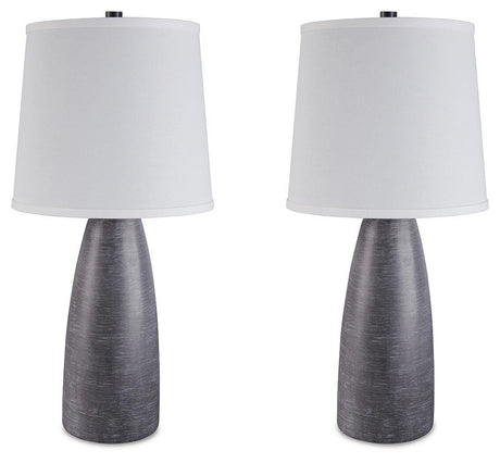 Shavontae Gray Table Lamp from Ashley Furniture - Luna Furniture