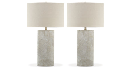 Bradard 2-Piece Table Lamp Set in Brown from Ashley - Luna Furniture