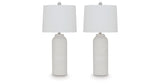 Vauville White Table Lamp (Set of 2) from Ashley - Luna Furniture