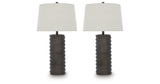Neilett Antique Brown Table Lamp (Set of 2) from Ashley - Luna Furniture