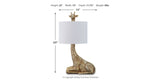 Ferrison 2-Piece Table Lamp Set in Gold Finish from Ashley Furniture - Luna Furniture