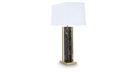 Neonish Black/Gold Finish Table Lamp from Ashley - Luna Furniture
