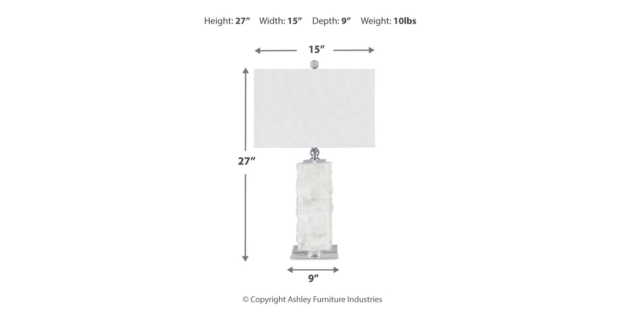 Malise White Table Lamp (Set of 2) from Ashley - Luna Furniture