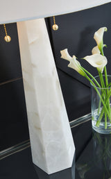 Laurellen 2-Piece Table Lamp Set in White from Ashley - Luna Furniture