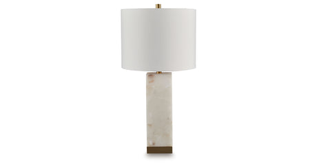 Linderfield White/Gold Finish Table Lamp from Ashley - Luna Furniture