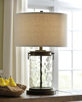 Tailynn Clear/Bronze Finish Table Lamp from Ashley Furniture - Luna Furniture