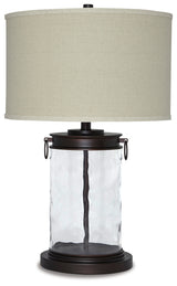 Tailynn Clear/Bronze Finish Table Lamp from Ashley Furniture - Luna Furniture