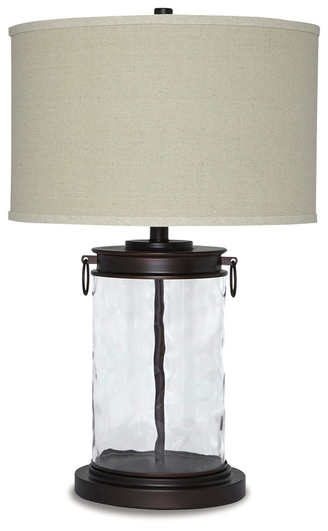 Tailynn Clear/Bronze Finish Table Lamp from Ashley - Luna Furniture