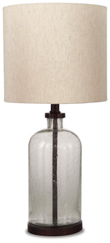 Bandile Clear/Bronze Finish Table Lamp from Ashley - Luna Furniture