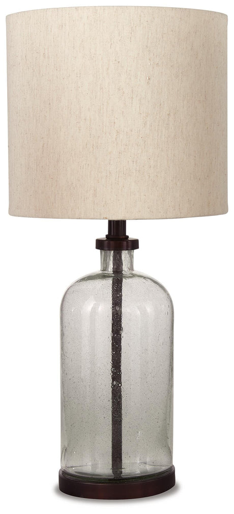 Bandile Clear/Bronze Finish Table Lamp from Ashley - Luna Furniture