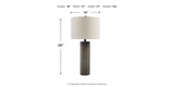 Dingerly 2-Piece Table Lamp Set in Brown from Ashley - Luna Furniture