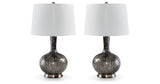 Tenslow 2-Piece Table Lamp Set in Antique Black from Ashley - Luna Furniture