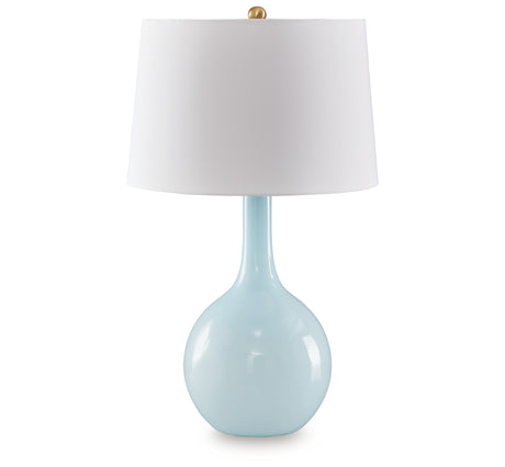 Rylanton Aqua Table Lamp from Ashley - Luna Furniture