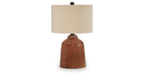 Aaleahya Rust Table Lamp from Ashley - Luna Furniture