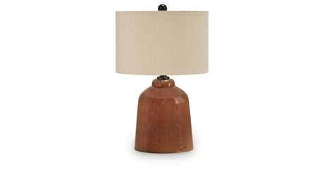 Aaleahya Rust Table Lamp from Ashley - Luna Furniture