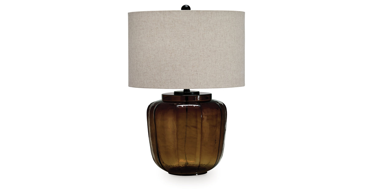 Bainmore Amber Table Lamp from Ashley - Luna Furniture