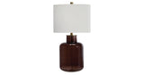 Mette Brown/Gold Finish Table Lamp from Ashley Furniture - Luna Furniture