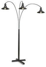 Sheriel Black Floor Lamp from Ashley - Luna Furniture