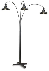 Sheriel Black Floor Lamp from Ashley Furniture - Luna Furniture