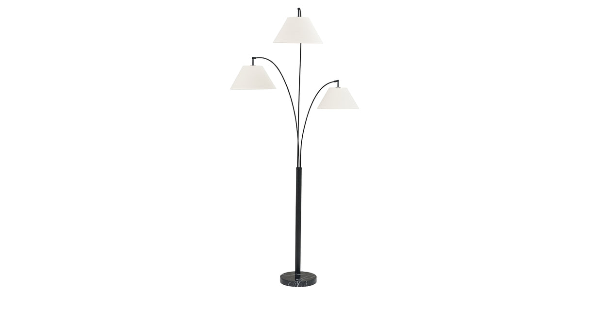Gibbswellner Black Arc Lamp from Ashley Furniture - Luna Furniture
