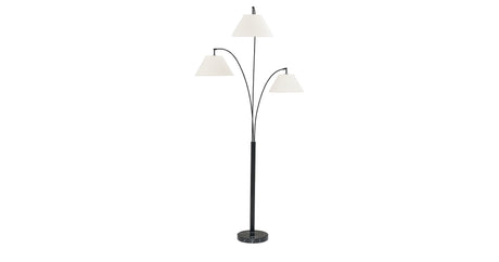 Gibbswellner Black Arc Lamp from Ashley Furniture - Luna Furniture