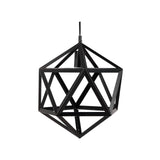 Mea Black Ceiling Lamp from Furniture of America - Luna Furniture