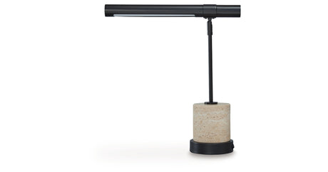 Vinmour Brown/Beige Desk Lamp from Ashley - Luna Furniture