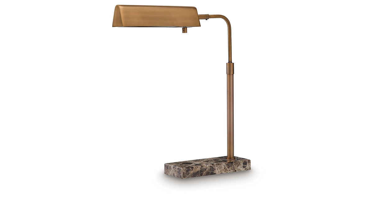 Yafe Bronze Finish Desk Lamp from Ashley Furniture - Luna Furniture