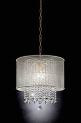 Ana Gold Ceiling Lamp from Furniture of America - Luna Furniture