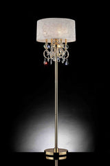 Deborah Gold Floor Lamp from Furniture of America - Luna Furniture