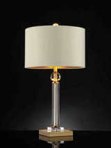 Charis Gold/Ivory Table Lamp from Furniture of America - Luna Furniture