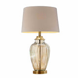 Lee Gold/Clear Table Lamp from Furniture of America - Luna Furniture