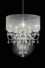 Rigel Silver Ceiling Lamp from Furniture of America - Luna Furniture