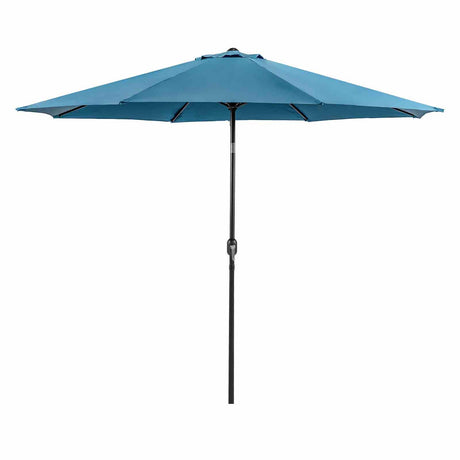 Mora Blue 11' Outdoor Umbrella 21" Round Base from Furniture of America - Luna Furniture