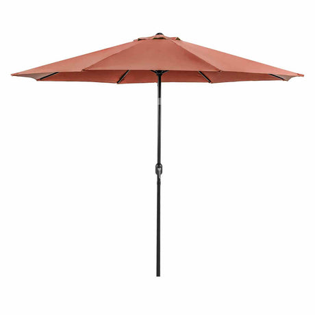 Mora Burgundy 11' Outdoor Umbrella 21" Round Base from Furniture of America - Luna Furniture