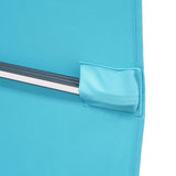 Sano Teal 10 Ft Square Umbrella w/ Double Top w/ LED + 37" Large Base from Furniture of America - Luna Furniture