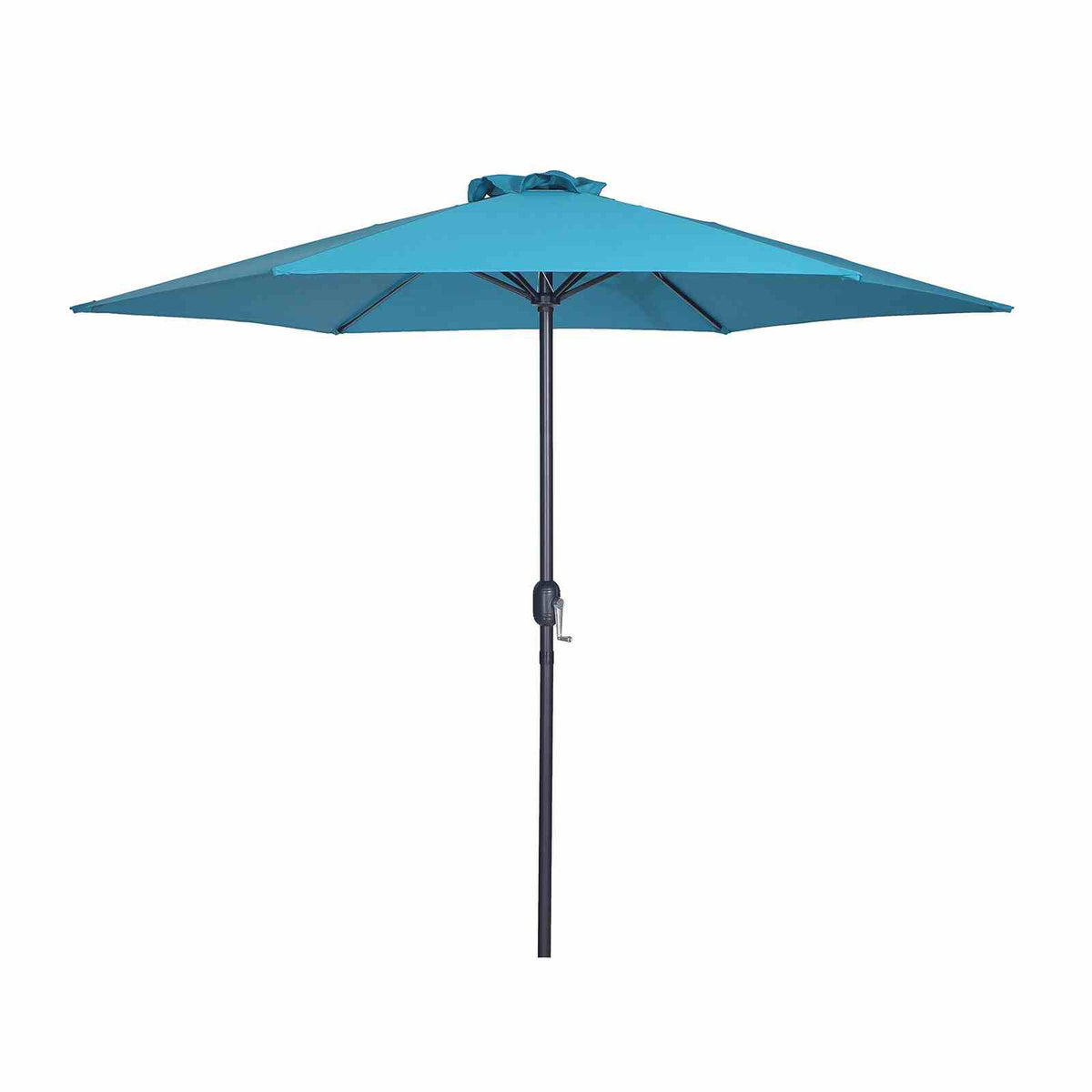 Lali Blue 9 Ft Outdoor Umbrella + 21" Round Base from Furniture of America - Luna Furniture
