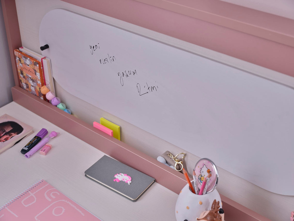 Linda Kids Room Set (Twin Bed & Study Desk & Nightstand) from Furnia - Luna Furniture