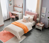 Linda Kids Room Set (Twin Bed & Study Desk & Nightstand) from Furnia - Luna Furniture