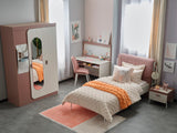 Linda Kids Room Set (Twin Bed & Study Desk & Nightstand) from Furnia - Luna Furniture