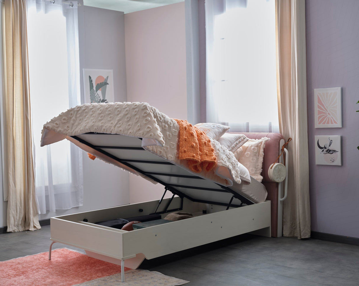Linda Twin Bed With Headboard from Furnia - Luna Furniture