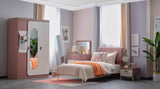 Linda Kids Room Set (Twin Bed & Study Desk & Nightstand) from Furnia - Luna Furniture