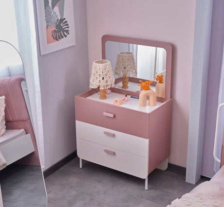 Linda Chiffonier With Mirror from Furnia - Luna Furniture