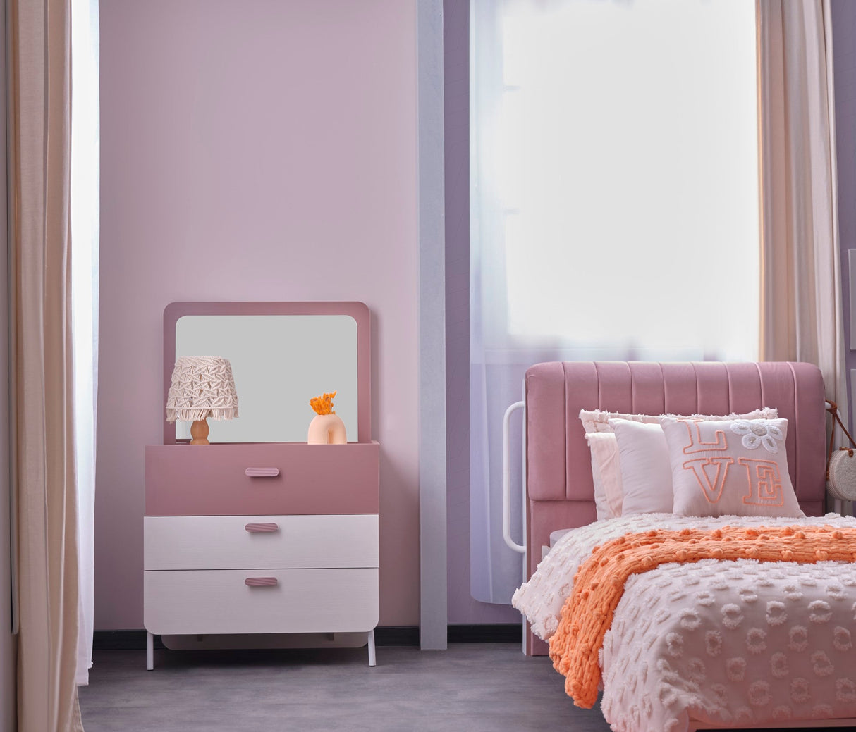 Linda Chiffonier With Mirror from Furnia - Luna Furniture