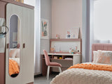 Linda Kids Room Set (Twin Bed & Study Desk & Nightstand) from Furnia - Luna Furniture