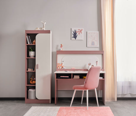 Linda Kids Room Set (Twin Bed & Study Desk & Nightstand) from Furnia - Luna Furniture