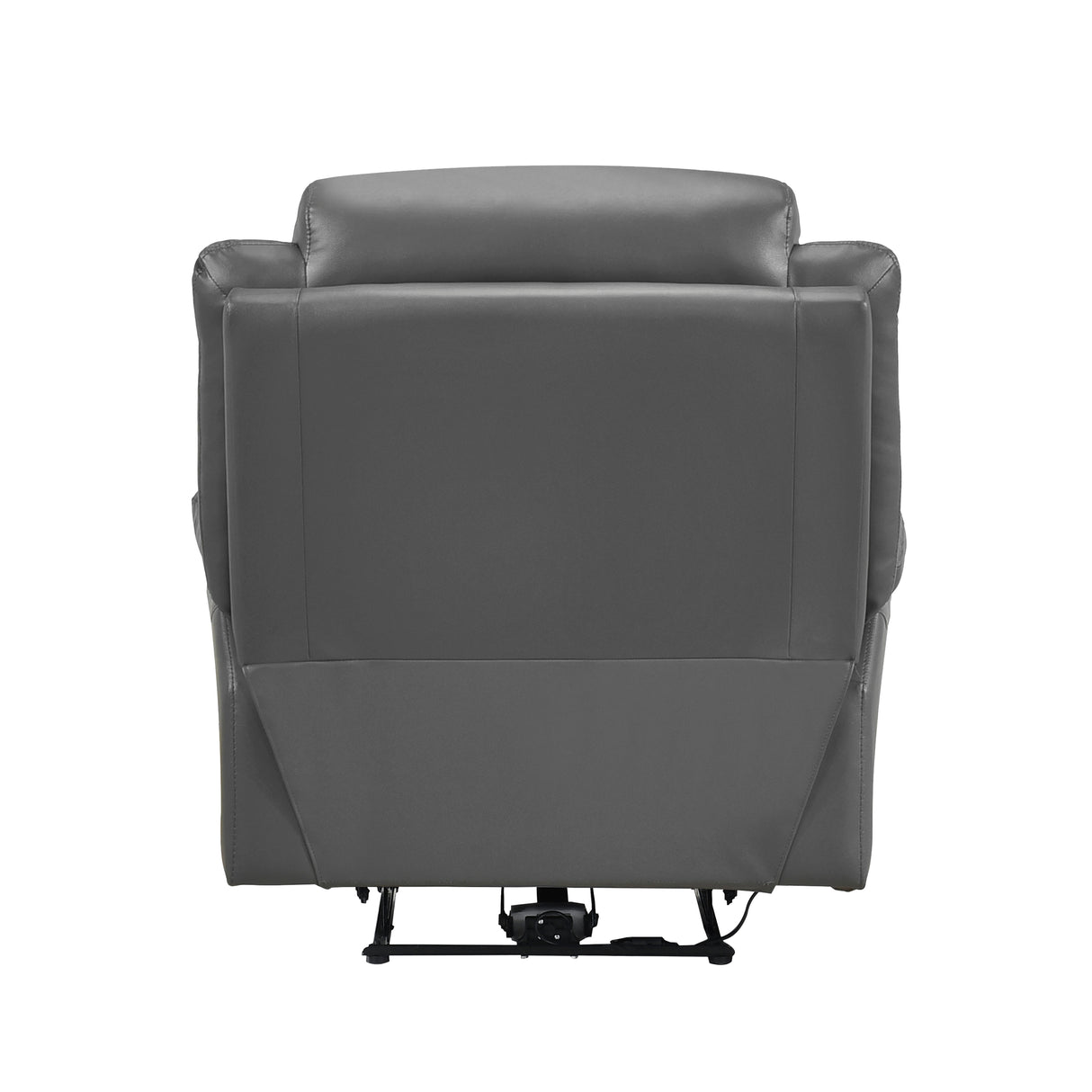 Laconia Dark Gray Leather Power Reclining Chair from Homelegance - Luna Furniture